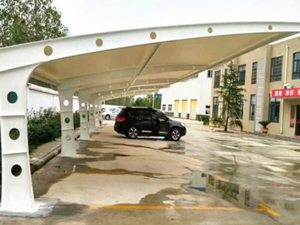 济宁邹城王兰谷小区自行车棚