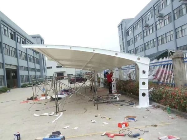 成功案例-膜结构车棚