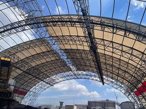膜结构煤棚