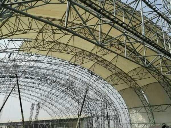 内蒙古膜结构封闭煤棚